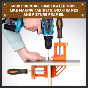 90° Corner Clamp | Welding Vice | Woodworking Alloy Body | Quick Release Mechanism