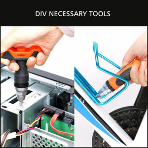 Socket Bit Adaptor Set | 16-Piece | Power Drill Nut Driver Extension | Screwdriver Bits