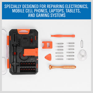 HORUSDY Mobile Phone Repair Kit | 18-in-1 | Pry Opening Tool & Screwdrivers Set
