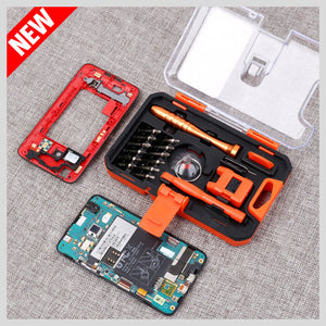 HORUSDY Mobile Phone Repair Kit | 18-in-1 | Pry Opening Tool & Screwdrivers Set