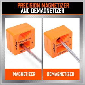 HORUSDY Magnetic Screwdriver Set | 10-Piece | Phillips & Slotted | Magnetizer Holder | AU Stock