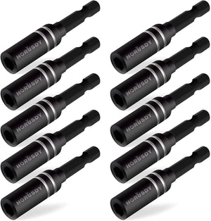 Magnetic Extension Socket Drill Bit Holder | 10-Piece | 1/4" Hex Nut Driver Set