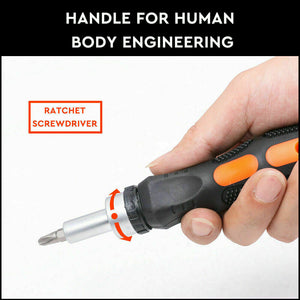 Ratchet Screwdriver Bits Set | 58-Piece | Nut Driver, Hex Torx Phillips Slot Keys