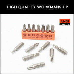 Ratchet Screwdriver Bits Set | 58-Piece | Nut Driver, Hex Torx Phillips Slot Keys