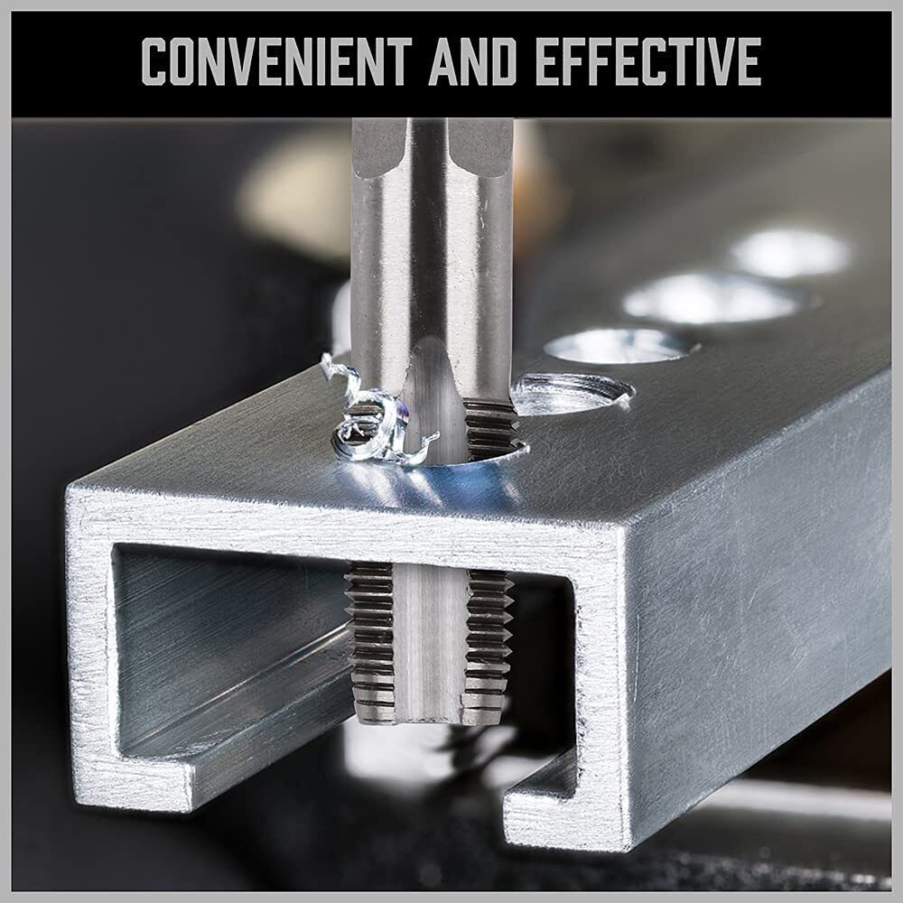 HORUSDY NPT Pipe Tap Set | 6-Piece | Thread Tap Screw Tool | 1/8" to 1" Sizes