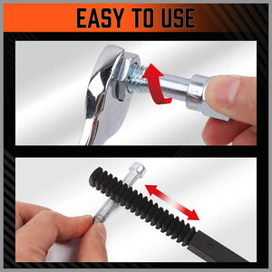 48-Piece SAE & Metric Thread Restorer Kit | Fractional Metric Thread Repair Tool