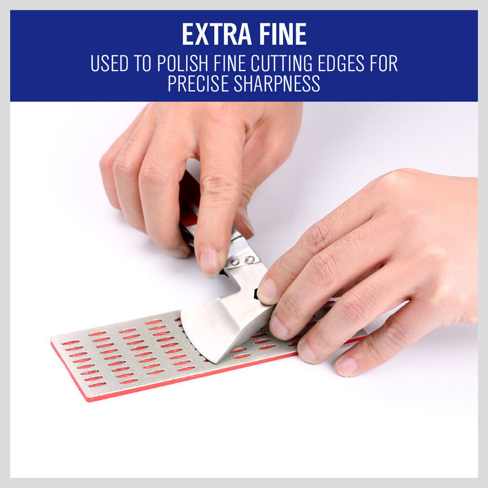 Diamond Sharpening Stone Set | 3-Piece | Whetstone Knife Sharpener with 3 Grits