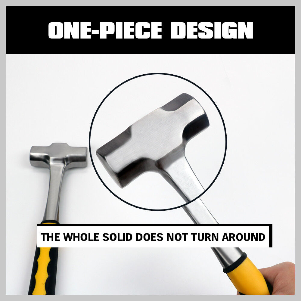 Steel Hammer Set | 2LB & 3LB | Double Octagonal Heavy Duty | Rubber Grip Handle