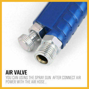 Gravity HVLP Mini Spray Gun | 125mL | 0.8mm Air Nozzle | Low Pressure Painting Sprayer