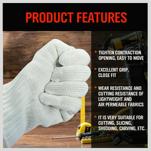 Cut Resistant Gloves | One-Pair | Level 5 Protection | Kitchen & Butcher Safety Gloves