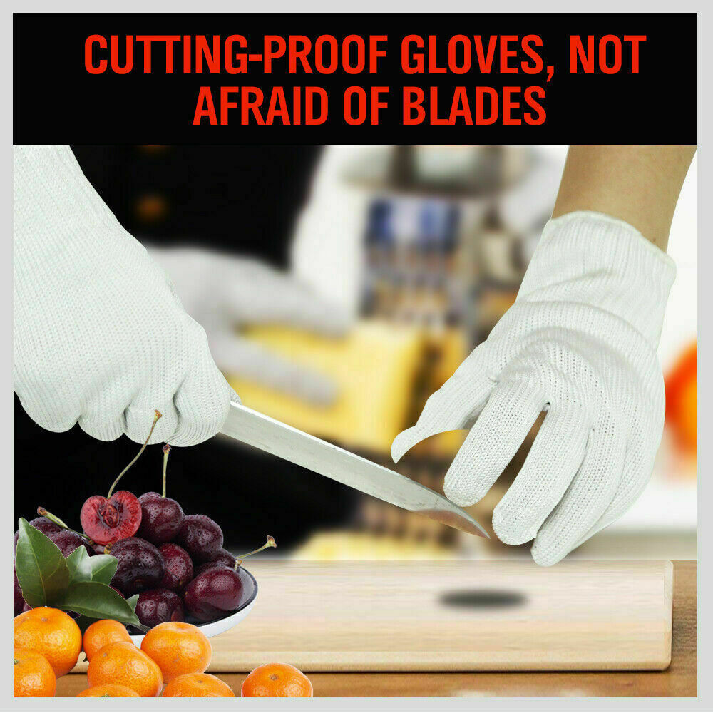 Cut Resistant Gloves | One-Pair | Level 5 Protection | Kitchen & Butcher Safety Gloves