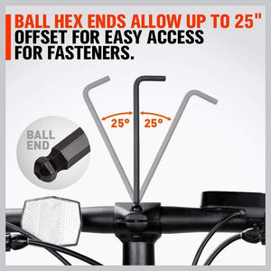 48Pc Spanner Set | Ratchet Wrench & Hex Key | Metric SAE Allen Key | W/T Rolling Pouch