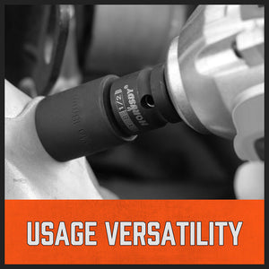 HORUSDY Impact Socket Adapter Set | 5-Piece | 1/4", 3/8", 1/2" Drive Socket Reducer