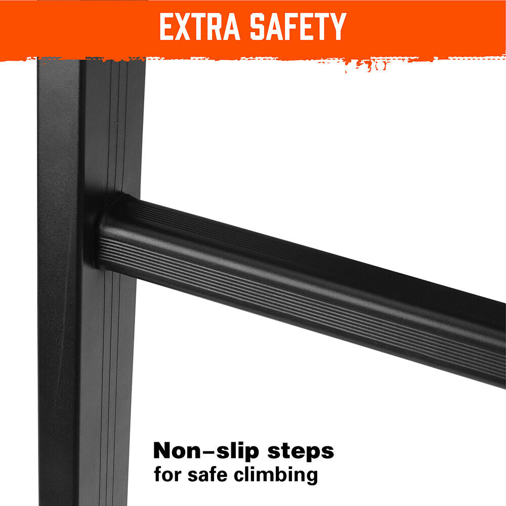 Multi-Purpose Folding Ladder | 4.7M Aluminium Extension Step | Non-Slip Platform | AU Stock
