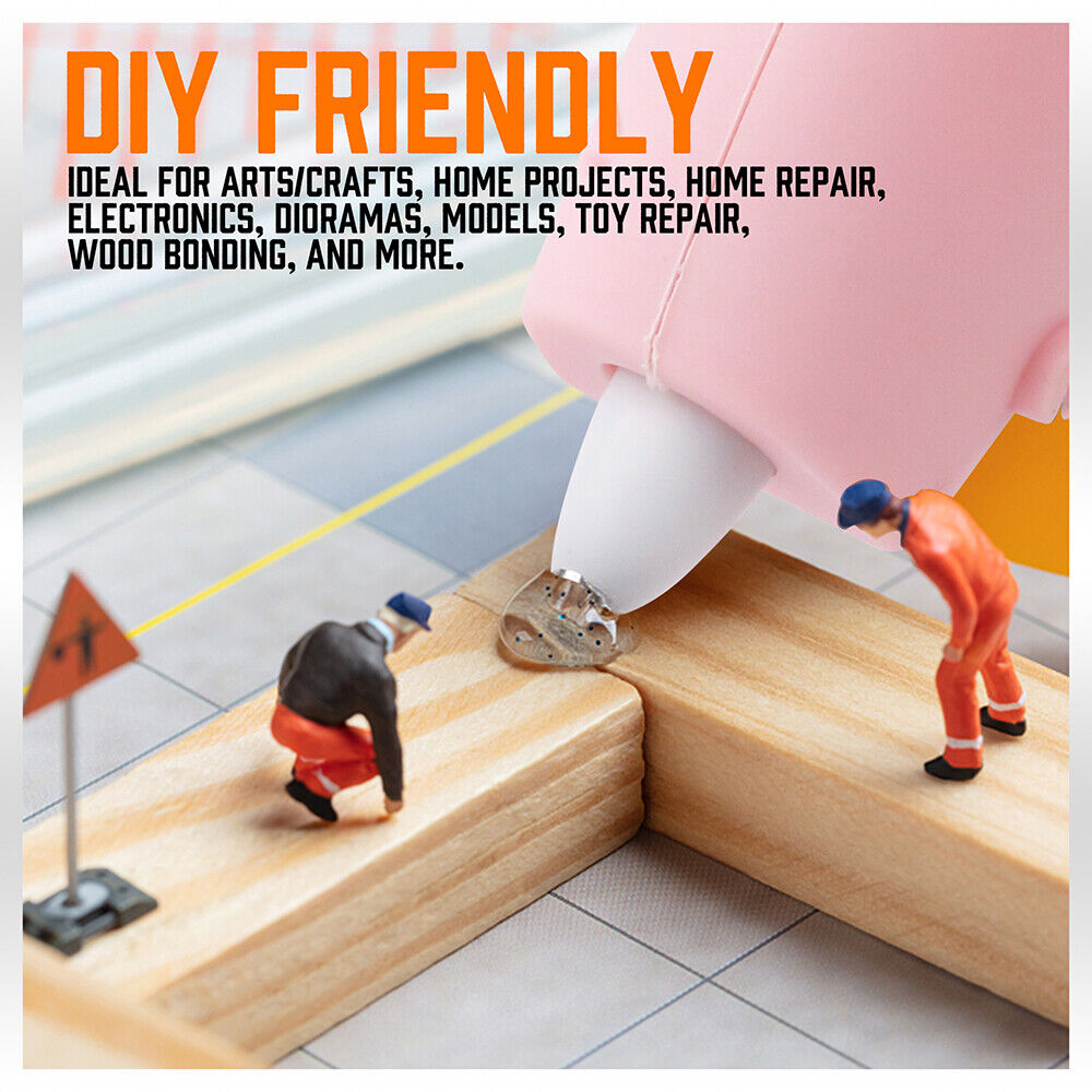 Cordless Hot Glue Gun | 20 Glue Sticks & Batteries Included | Craft DIY Repair Tool