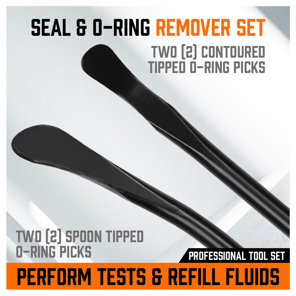 Seal & O-Ring Removal Set | 4-Piece | Spoon Tip Remover | Heavy Grip Handle | Auto Tools