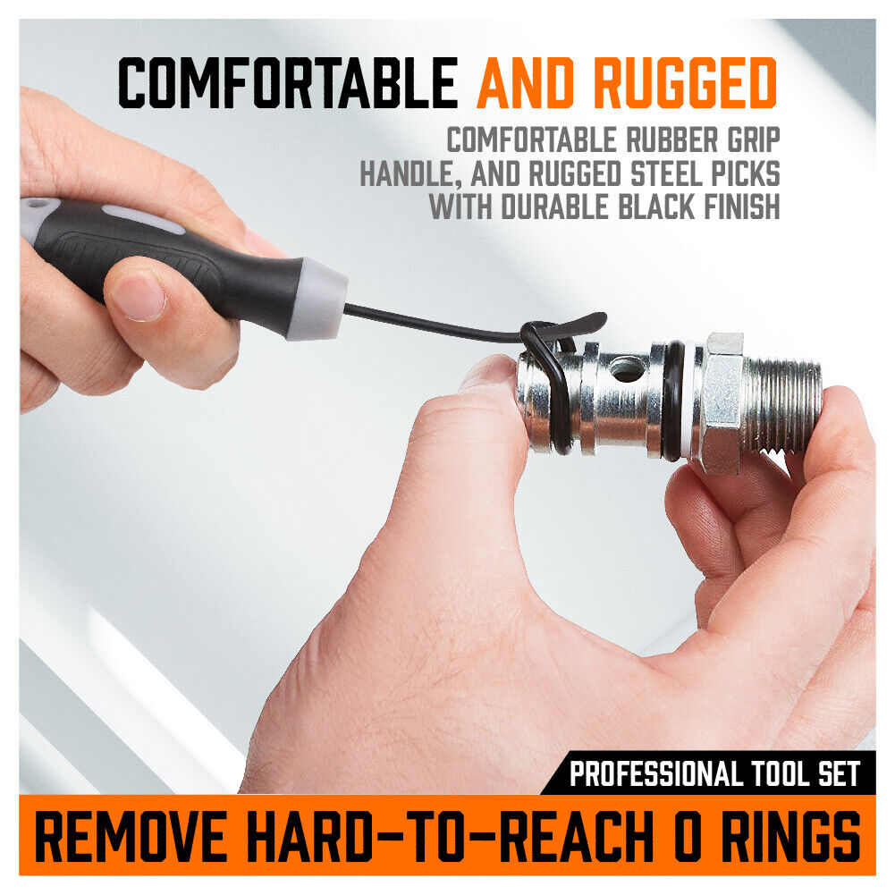 Seal & O-Ring Removal Set | 4-Piece | Spoon Tip Remover | Heavy Grip Handle | Auto Tools