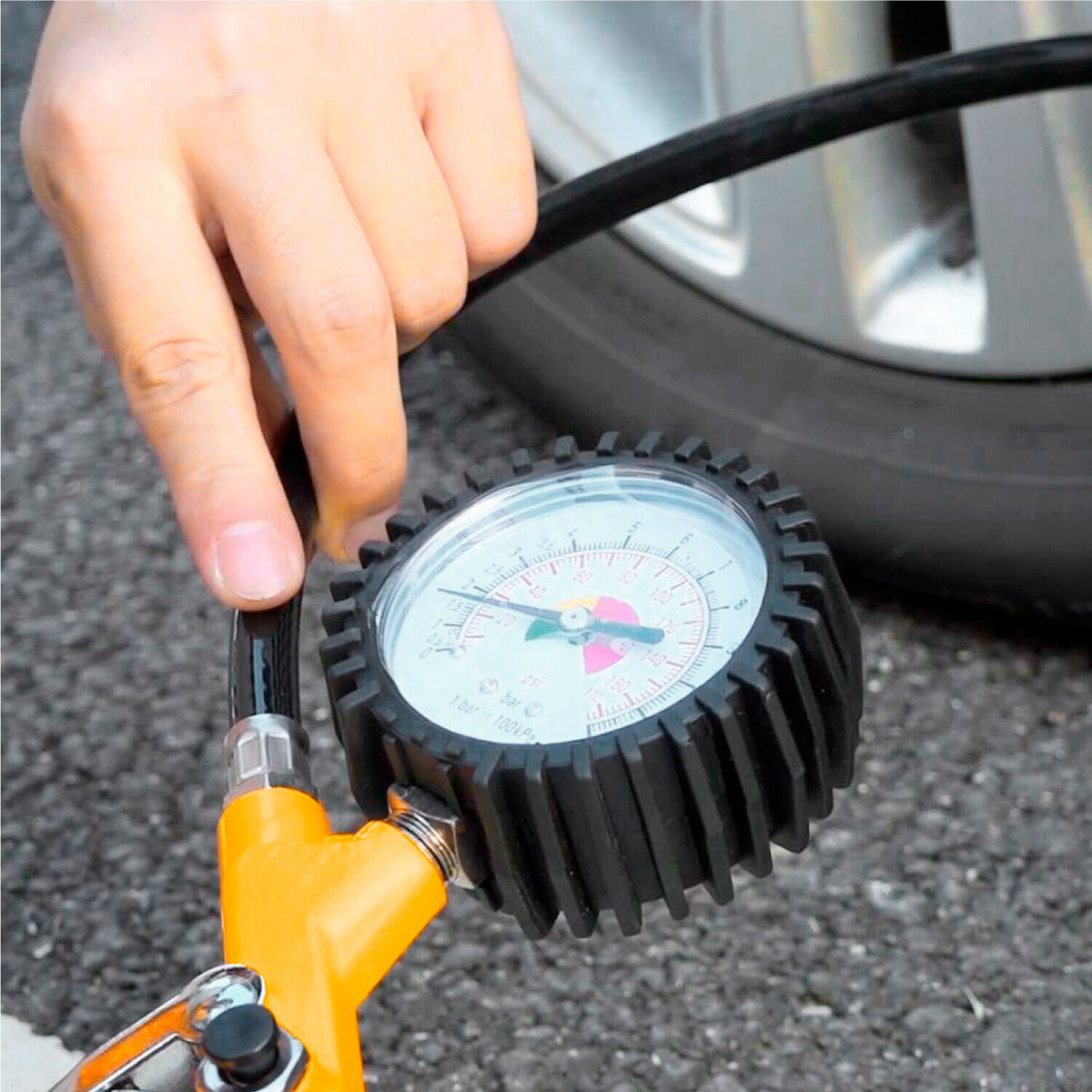 Ingco | 5Pc Compressor Air Tool Set | Paint Sprayer, Air Blower, Tyre Inflating & 5M Hose