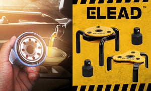 ELEAD 2Pcs Oil Filter Wrench Set | Adjustable Oil Filter Change Set | Engine Filters