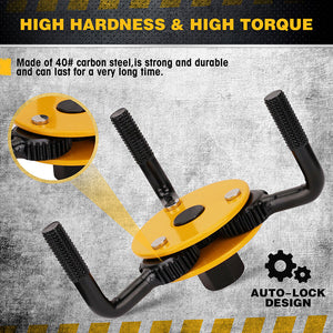 ELEAD 2Pcs Oil Filter Wrench Set | Adjustable Oil Filter Change Set | Engine Filters