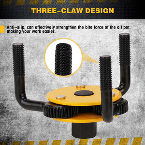 ELEAD 2Pcs Oil Filter Wrench Set | Adjustable Oil Filter Change Set | Engine Filters