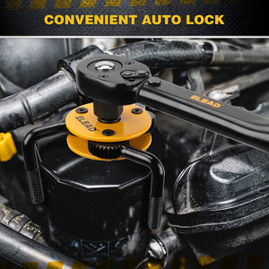 ELEAD 2Pcs Oil Filter Wrench Set | Adjustable Oil Filter Change Set | Engine Filters
