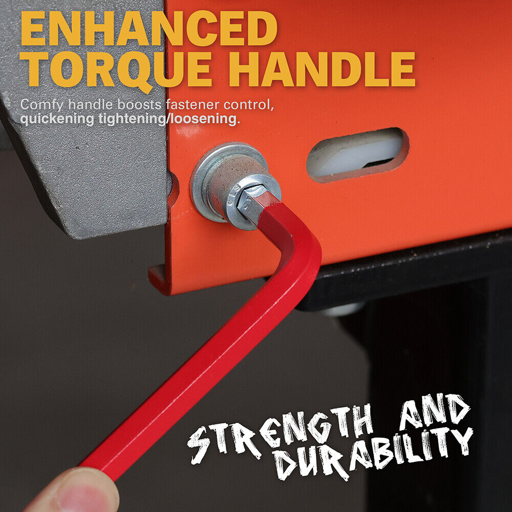 ELEAD 13pc Extra Large Hex Key Set | Long Allen Key Wrench | Ball End SAE 5/64"-3/4