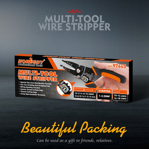 Wire Stripping Tool | 8" Crimping Pliers | Insulated Wire Cutter & Strip Cutter Hand Tool