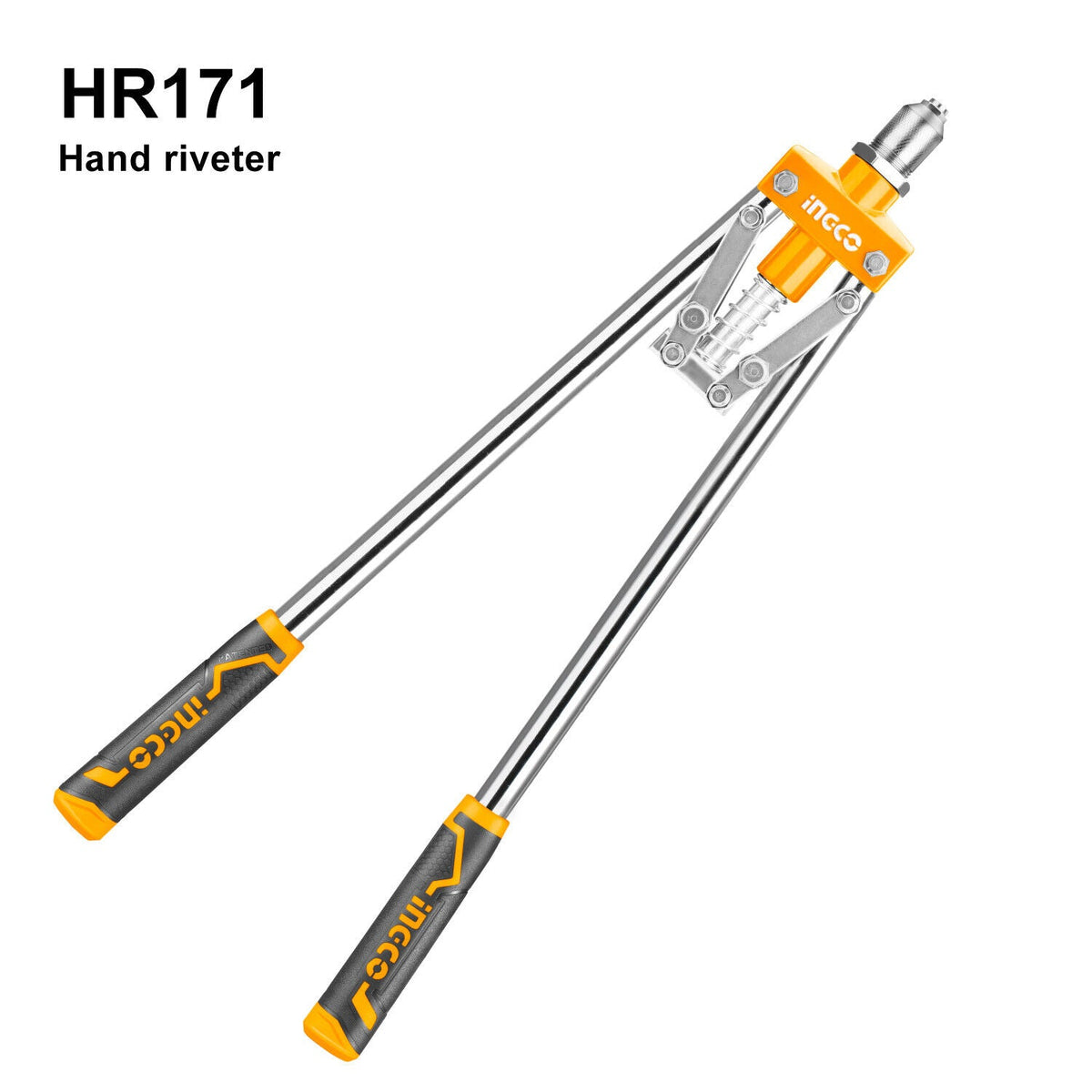 INGCO Hand Riveter | 17" Long Arm Pop Riveter | Heavy Duty for 3.2mm, 4mm & 4.8mm Rivets