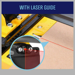 Manual Tile Cutter | 600mm | Laser Guide | Home Pro Tile Cutting Machine | Heavy Duty