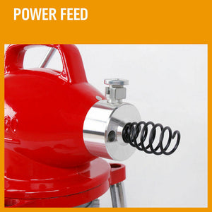 Electric Drain Cleaner | 400RPM Sewage Machine | 10M Coil for Sewer Plumbing Snake Pipe