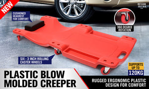Garage Creeper Mechanic Trolley | 40" | Auto Repair Workshop Laying Swivel Wheels