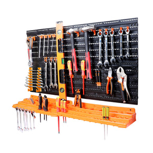 52Pc Wall Mounted Tool Storage Rack | Wrench Spanner Holder | Screwdriver Pliers
