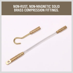Fiberglass Electrician Push Pull Rods | 3.3M | 4mm Cable Contractors Duct Tool