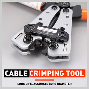 Wire Crimper Cable Tool | 6-50mm² | Electric Tube Crimping Hand Tool | Battery Lug