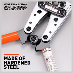 Wire Crimper Cable Tool | 6-50mm² | Electric Tube Crimping Hand Tool | Battery Lug