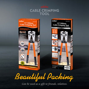 Wire Crimper Cable Tool | 6-50mm² | Electric Tube Crimping Hand Tool | Battery Lug
