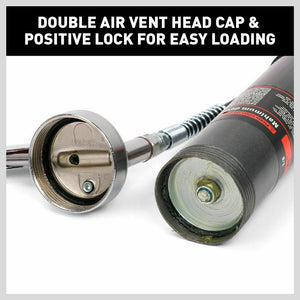 Manual Grease Gun | Heavy Duty | 600CC | Flexible Hose Coupler | 10,000 PSI Oiling Tools