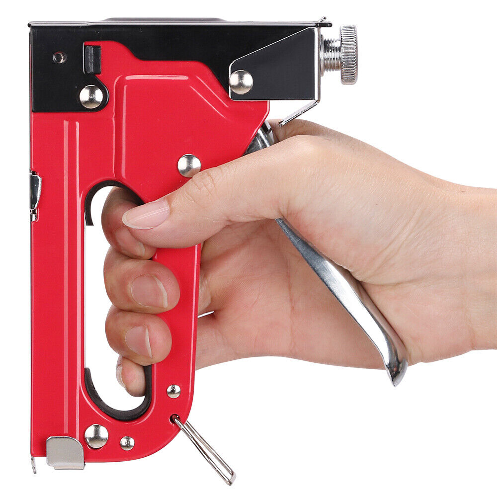 Heavy Duty Staple Gun Set | 2-in-1 Stapler | 1500 Staples Included | Hand Tacker Fastener Tool
