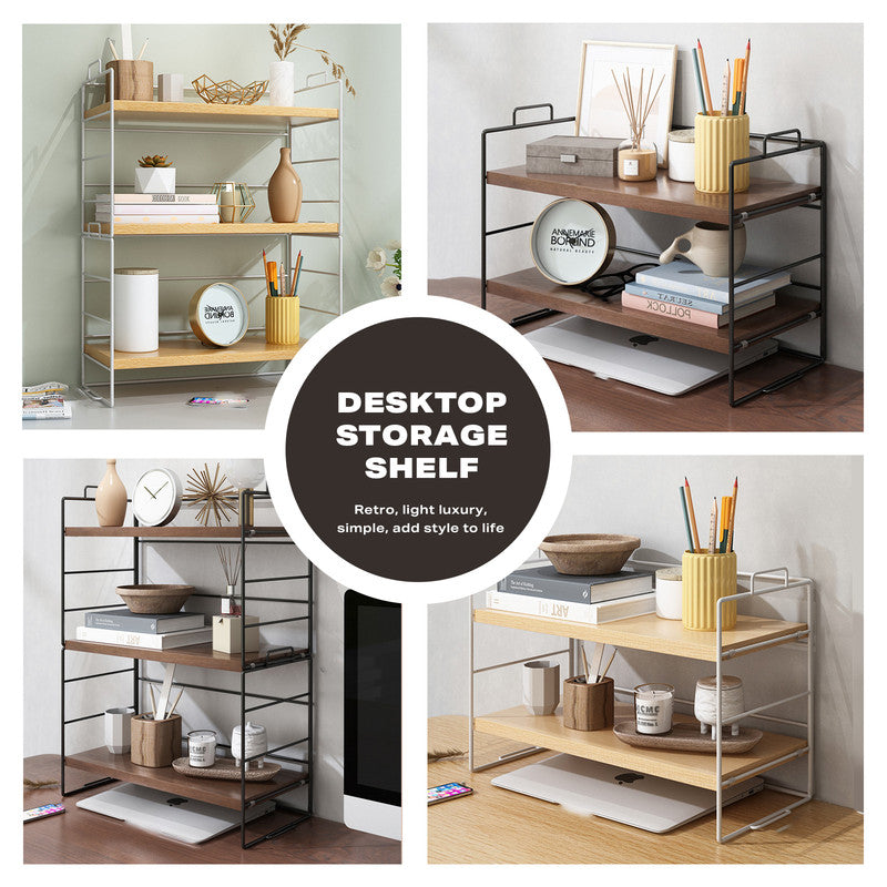 Desktop Storage Rack | Bookshelf | Office