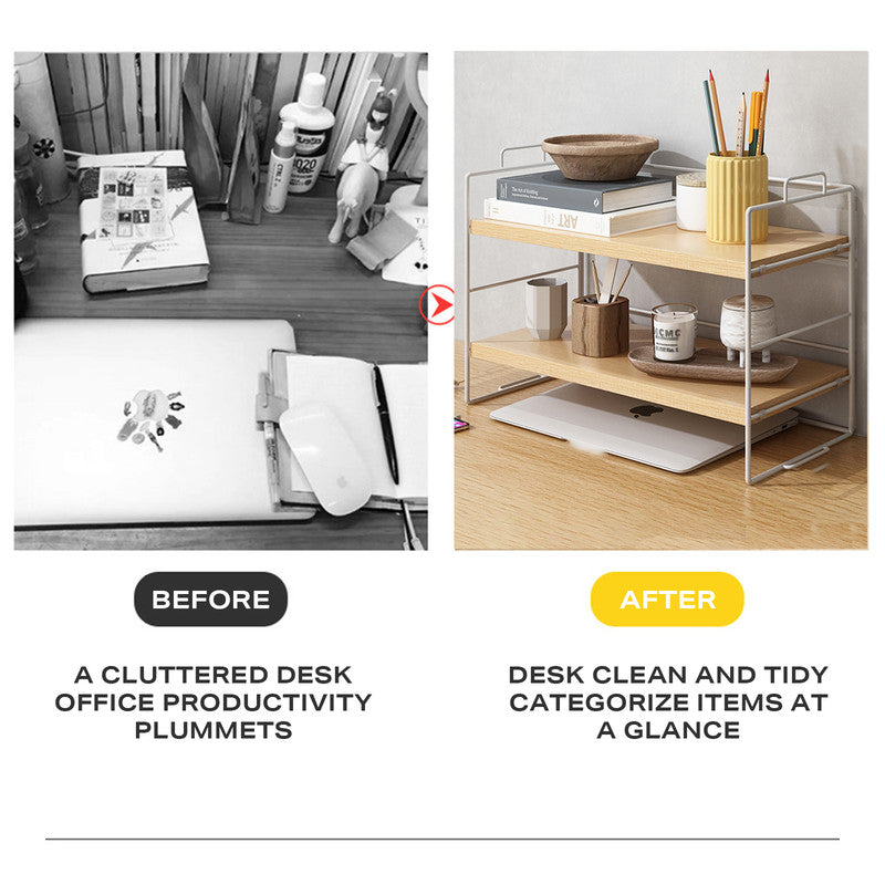 Desktop Storage Rack | Bookshelf | Office