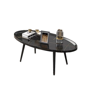 Coffee Table Living Room Accent Oval Table | Contemporary Style | Leisure Tea Table