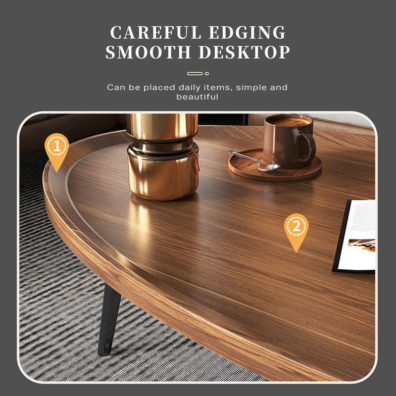 Coffee Table Living Room Accent Oval Table | Contemporary Style | Leisure Tea Table