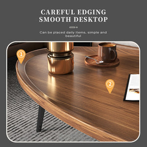 Coffee Table Living Room Accent Oval Table | Contemporary Style | Leisure Tea Table
