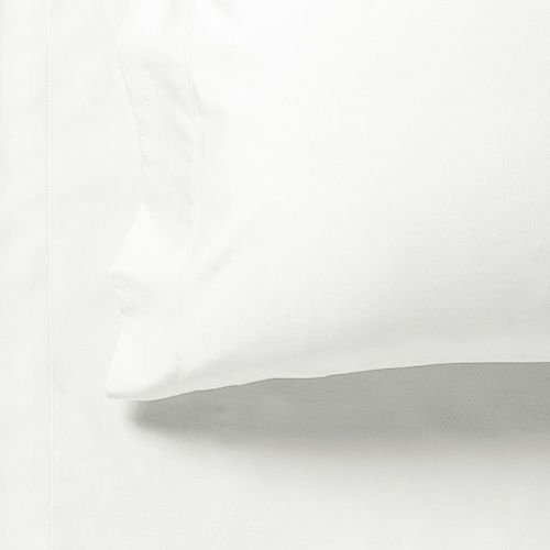 1000TC Ultra Soft Bed Sheet Set | Double Size | White | Flat & Fitted