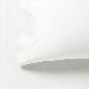 1000TC Ultra Soft Bed Sheet Set | Double Size | White | Flat & Fitted