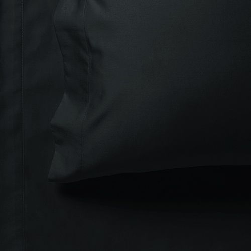 1000TC Ultra Soft Bed Sheet Set | King Size | Black | Flat & Fitted