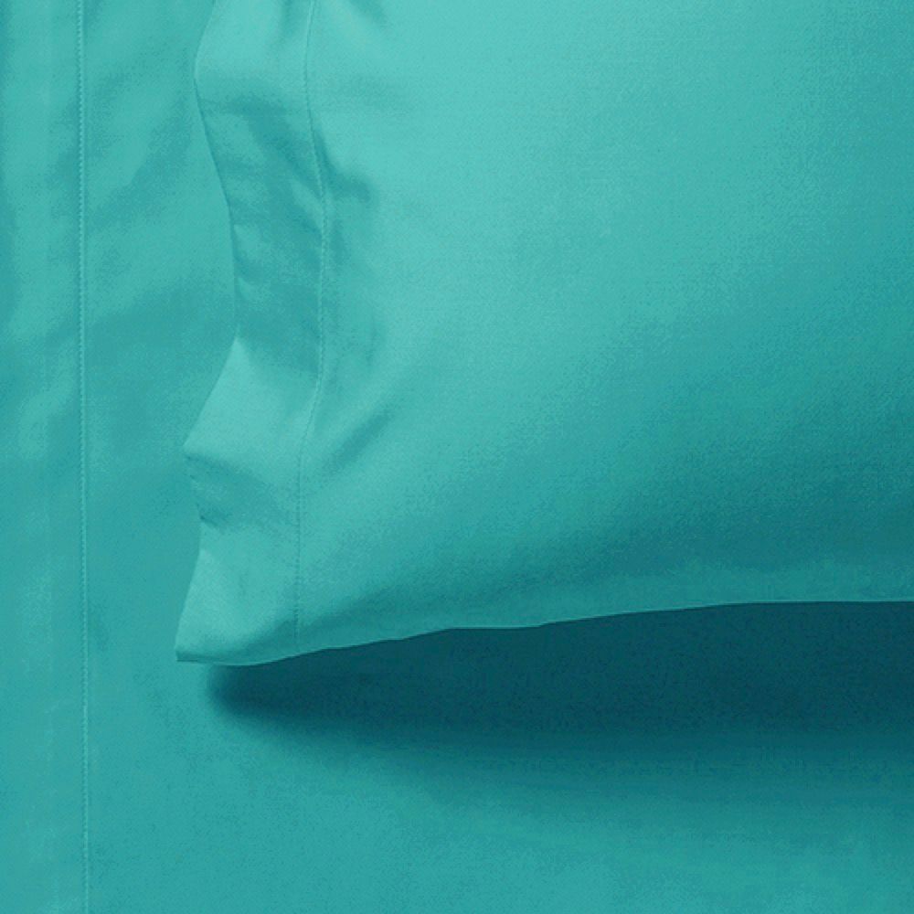 1000TC Ultra Soft Fitted Sheet & 2 Pillowcases Set | Queen Size | Teal