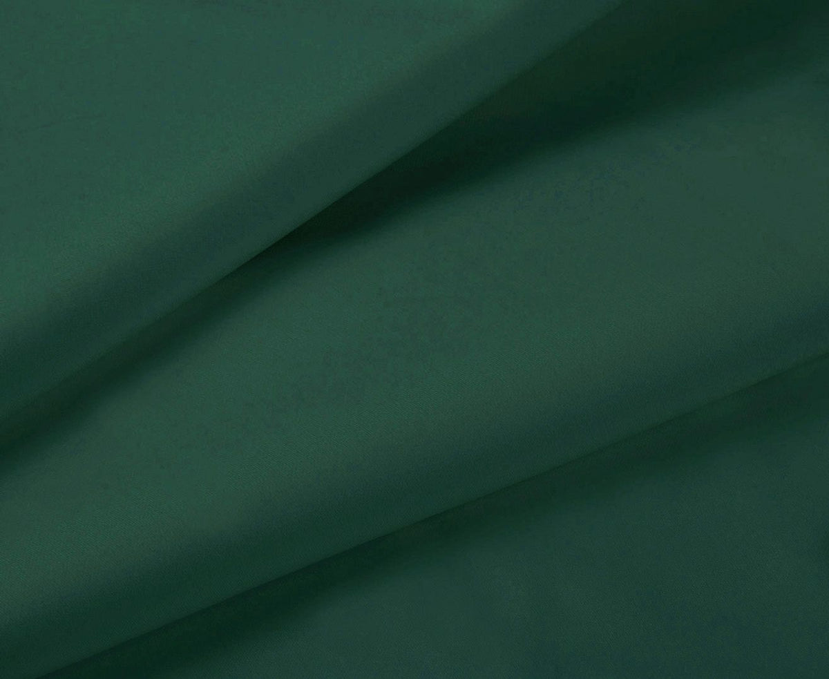 1000TC Ultra Soft Fitted Sheet & 2 Pillowcases Set | Queen Size Bed | Dark Green