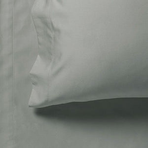 1000TC Ultra Soft Bed Sheet Set | Queen Size | Grey | Flat & Fitted